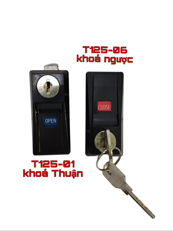 Khóa ngược T125-06 và khóa thuận T125-01 - Khóa Ngũ Kim Reallocks - Công Ty TNHH Sản Xuất Xuất Nhập Khẩu Ngũ Kim Reallocks